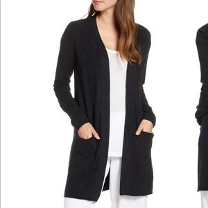 Barefoot Dreams Cozy Chic Long Cardigan with hood